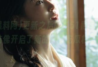 更新之后的“51黑料网”，仿佛开启了新的一轮吃瓜模式…